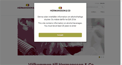 Desktop Screenshot of hermanssonco.se